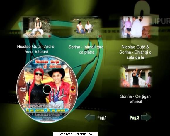 nicolae guta & sorina - nunta
2. nicolae guta & sorina - tuche, tuche
3. sorina - am fost odata